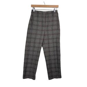 Wilfred Wool cashmere blend cropped‎ plaid trousers preppy sz 4